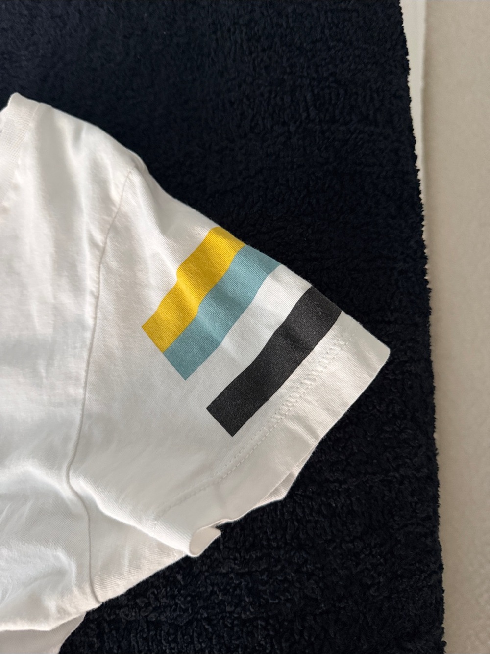 freecity White Short-Sleeve 'I ♥ You' Graphic Tee with Yellow Accent - Picture 4 of 5